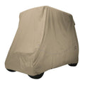 Classic Accessories Fairway Long Roof 4-Person Golf Cart Quick-Fit Cover, Light Khaki