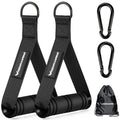 RENRANRING Gym Exercise Handles, Replacement Handle Attachments for Cable Machine Pulleys, Resistance Band and Strength Trainer, Pull Down Workout Accessories, Home Gym Add On Equipment