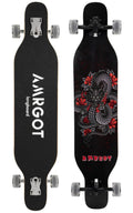 WiiSHAM Longborads Skateboards 42 inches Complete Drop Down Through Deck Crusier Pr Speed (74)