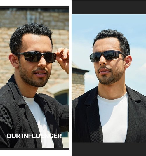 BIRCEN Polarized Sunglasses - UV Protection Sports Shades for Men & Women | Lightweight Al-Mg Frame