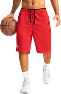 G Gradual Men's Basketball Shorts - Lightweight Quick-Dry Athletic Shorts with Zipper Pockets | 11" Length