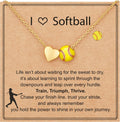 Regine Switzerland Sports Necklace - Softball, Soccer, Volleyball, Basketball | Perfect Gift for Girls & Women, 16+3 Inches