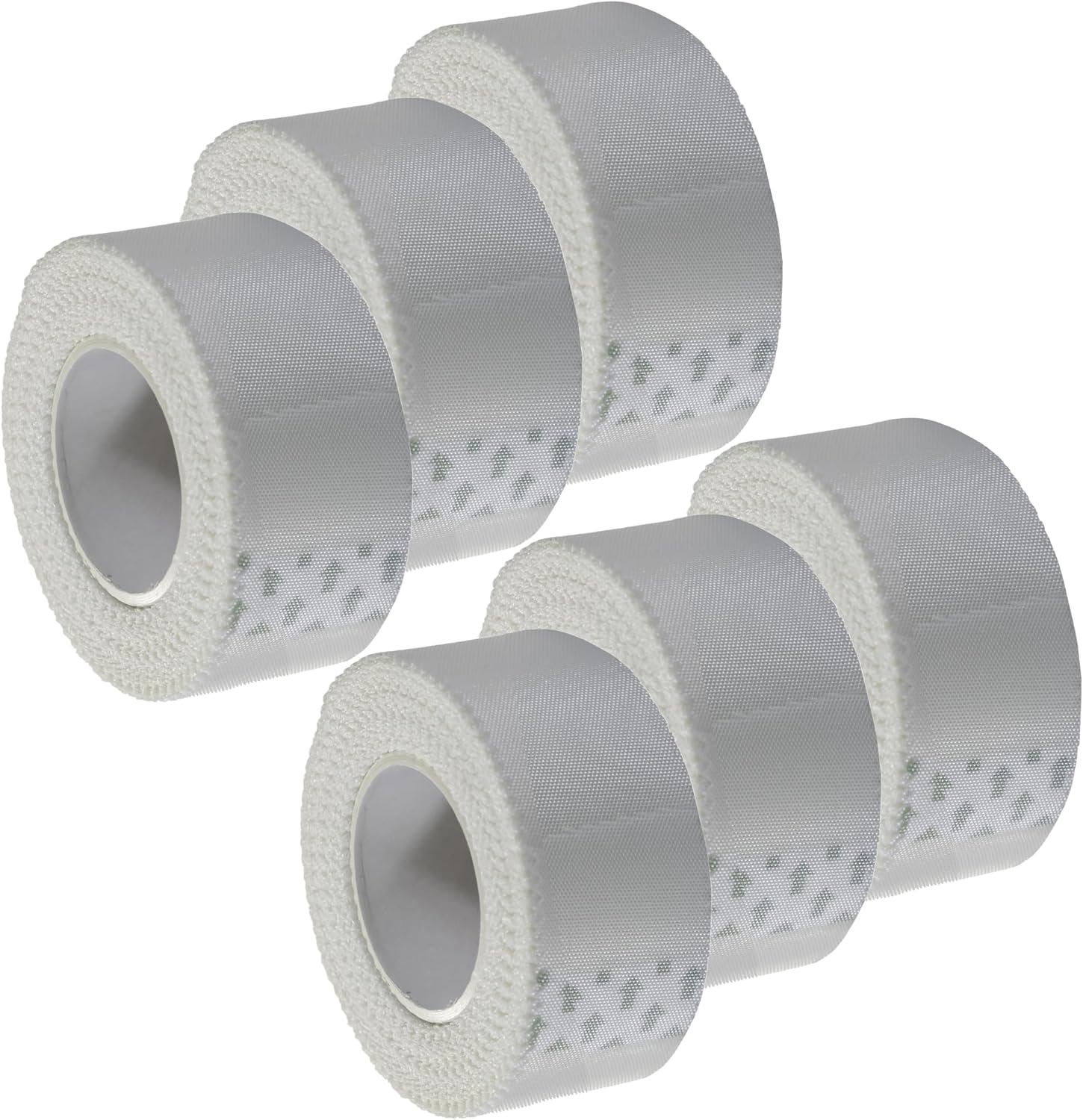 Vakly Cloth Medical Tape - Breathable Silk-Like Adhesive First Aid Tape | 1 in x 10 yd (6 Rolls) - Latex-Free & Hypoallergenic