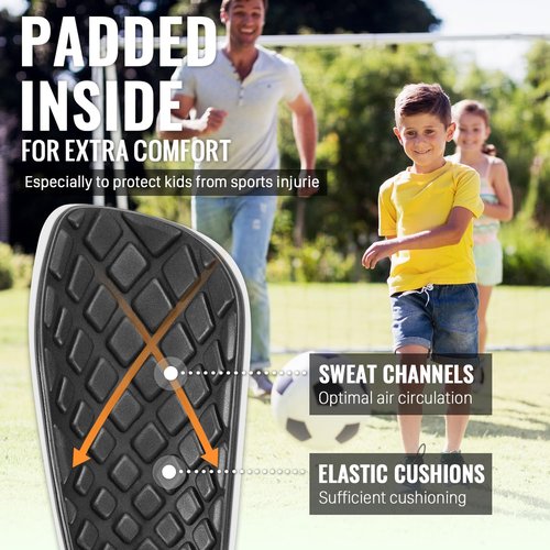 Northdeer Soccer Shin Guards - Protective Sleeves with Optimized Insert Pocket for Kids & Adults