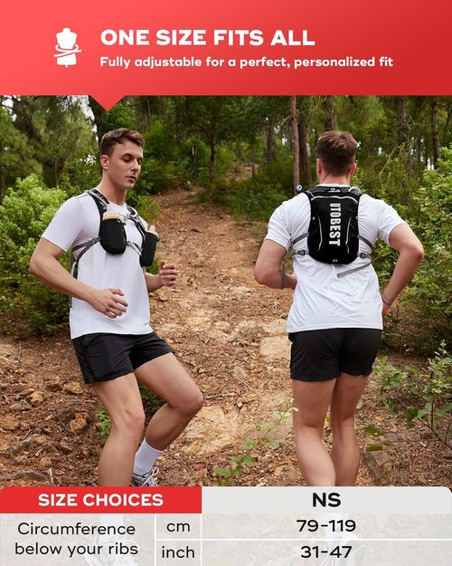 Hydration Vest 5L by [Brand Name] - Lightweight, Breathable & Sweatproof for Trail Running & Cycling