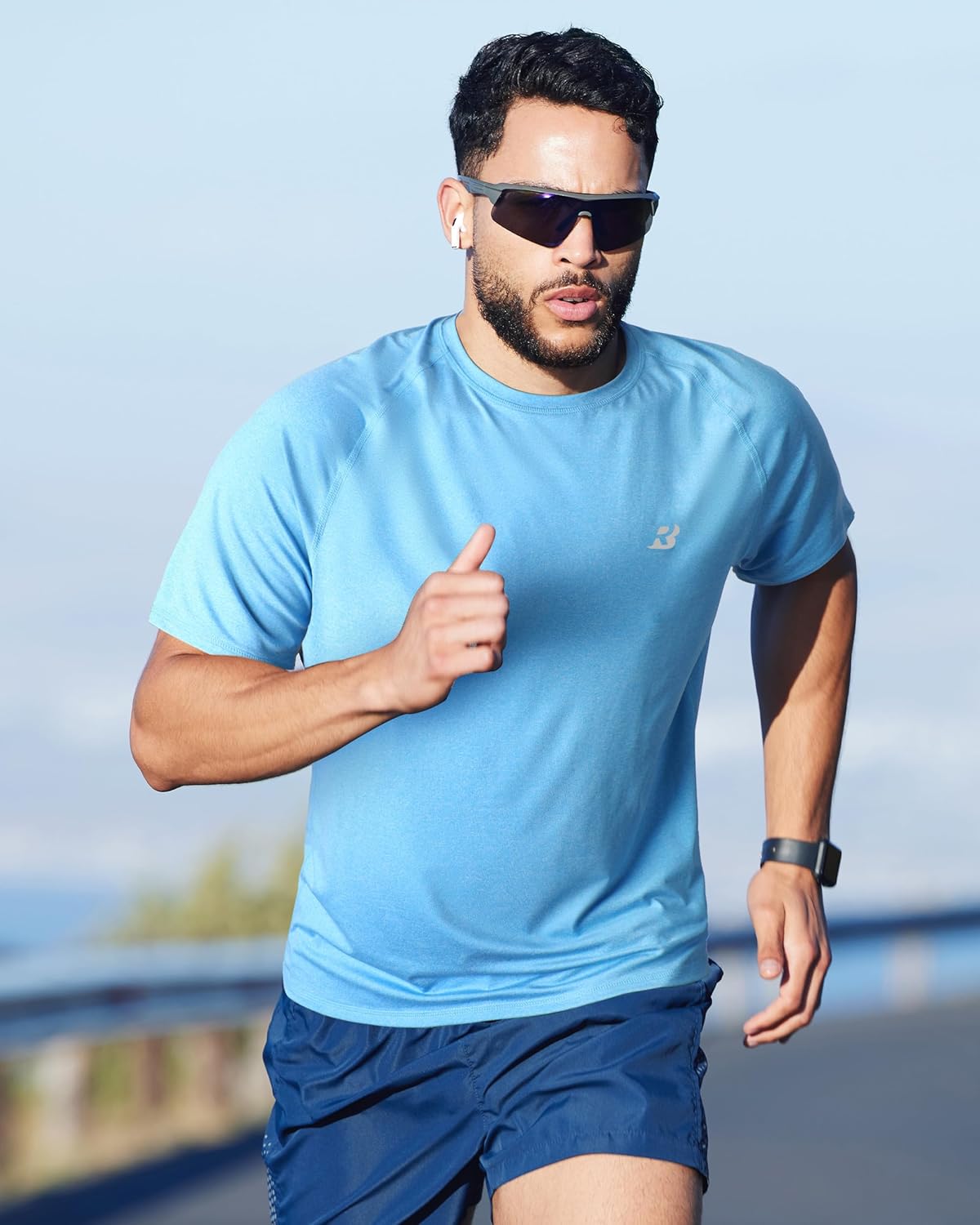 Roadbox Swim Shirts | Short Sleeve UV Protection UPF 50+ Fishing Rash Guard for Men