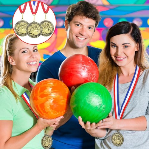 Gold Medals by [Brand Name] - 36 Pcs 2'' Sports Awards with Ribbons | Perfect for Volleyball, Football & More