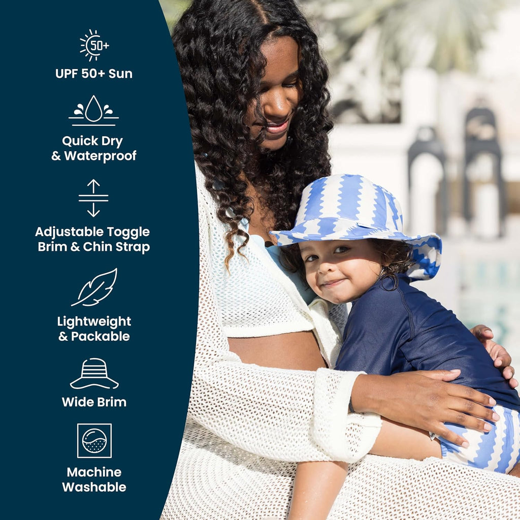 Tiny Twinkle Baby & Toddler Sun Hat - Adjustable UPF 50+ Bucket Hat for Infants & Kids | Lightweight Quick-Dry Design