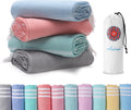 Skiennix Oversized Turkish Beach Towels - Quick Dry, Sand-Free, Extra Large XL Set of 4 for Travel & Pool