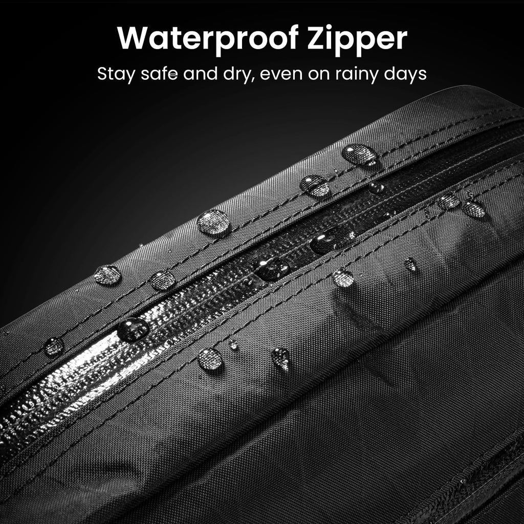 tomtoc 1.5L X-Pac Sling Bag with RFID Blocking, Crossbody Bag Minimalist Chest Shoulder Pack for Men/Women, Water-resistant Lightweight Casual Funny Pack for Travel, Daily Commute