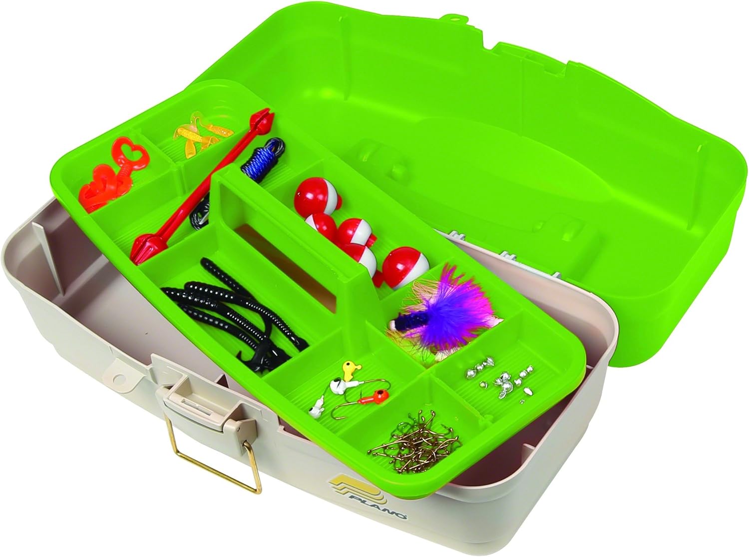 Plano Ready-Set-Fish 1-Tray Fishing Box - Durable, Lightweight Design for Easy Transport