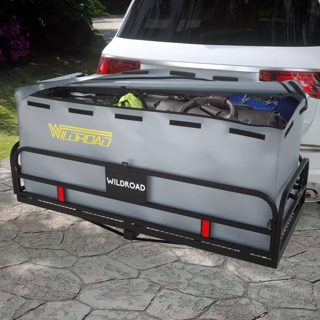 WILDROAD Hitch Cargo Carrier Bag - 100% Waterproof with 18.2 Cubic Feet Capacity | 58.5" x 22" x 25" Size