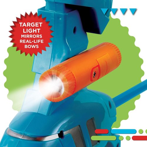 Discovery Kids Bullseye Archery Set - LED Target & 4 Arrows | Fun Outdoor Activity for Ages 6+