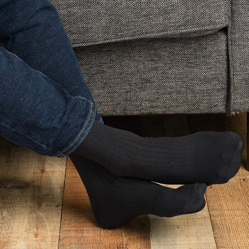 EvoNation Men’s USA made Knee High 8-15 mmHg Graduated Compression Socks – Mild Pressure Compression Garment