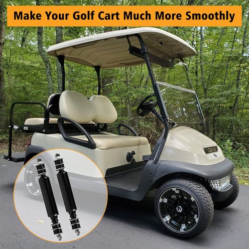 2 Rear Shock Absorbers for Club Car DS Gas Electric Golf Cart 1988-up DS, G&E 2004-Up Precedent 1013164 102588501