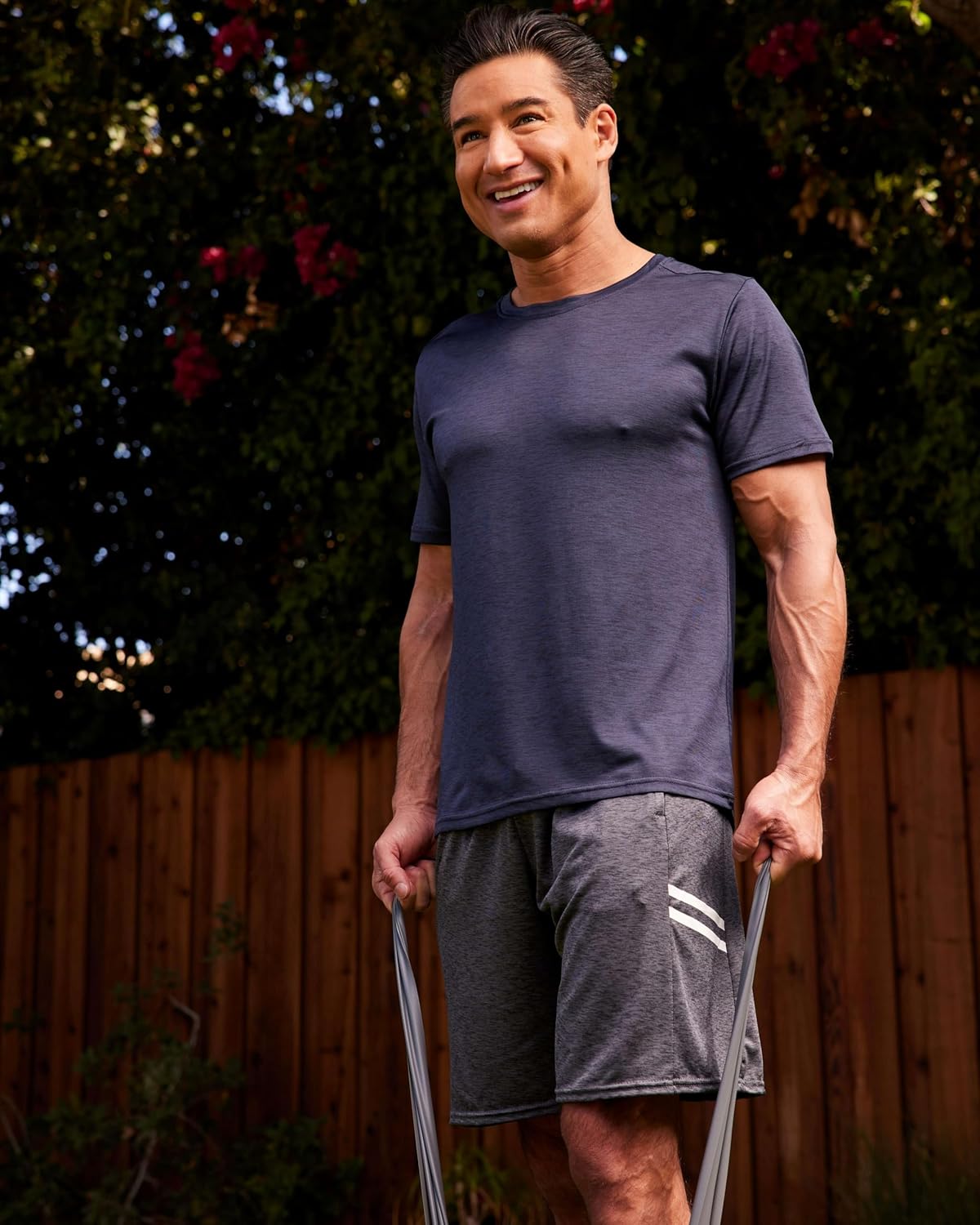 Real Essentials Men's Dry-Fit Shorts - 9" Athletic Gym & Casual Lounge Shorts with Pockets