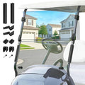 DRIVE UP Club Car Windshield, Golf Cart Windshield Compatible with Club Car Precedent, Tempo, Onward 2004-Up Gas and Electric Golf Carts, Clear Foldable Windshield UV Protection and Impact Resistant