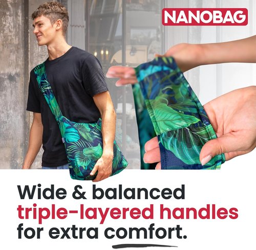 Nanobag Sling - Ultralight Crossbody Bag for Men & Women | Packable Travel & Grocery Tote
