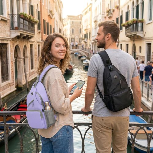 Javolto Sling Bag for Men - Versatile Crossbody Backpack | Casual Daypack for Travel & Hiking