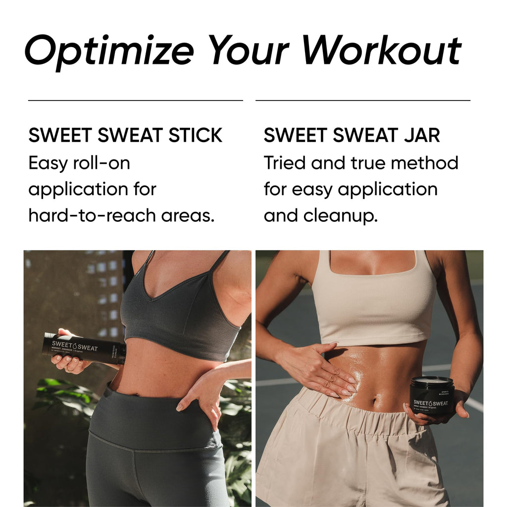 Sports Research Sweet Sweat® Waist Trimmer for Women and Men - Sweat Band Waist Trainer for High-Intensity Training & Workouts Black/White