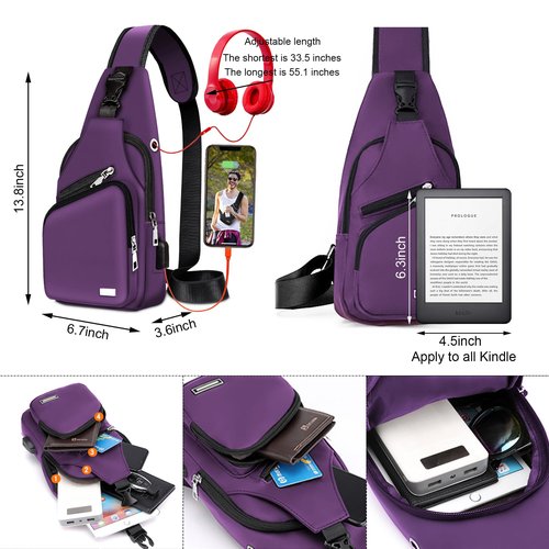 Codoule Sling Bag Crossbody Backpack for Men Women