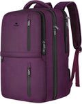 MATEIN 45L Travel Backpack for Women - Airline Approved, Water Resistant, Fits 18" Laptop | Purple