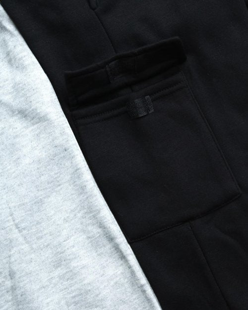 Quad Seven Boys Sweatpants - 2 Pack Fleece Active Boys Joggers and Cargo Pants - Performance Athletic Pants (Size 4-18), Size 7, Heather Grey/Black