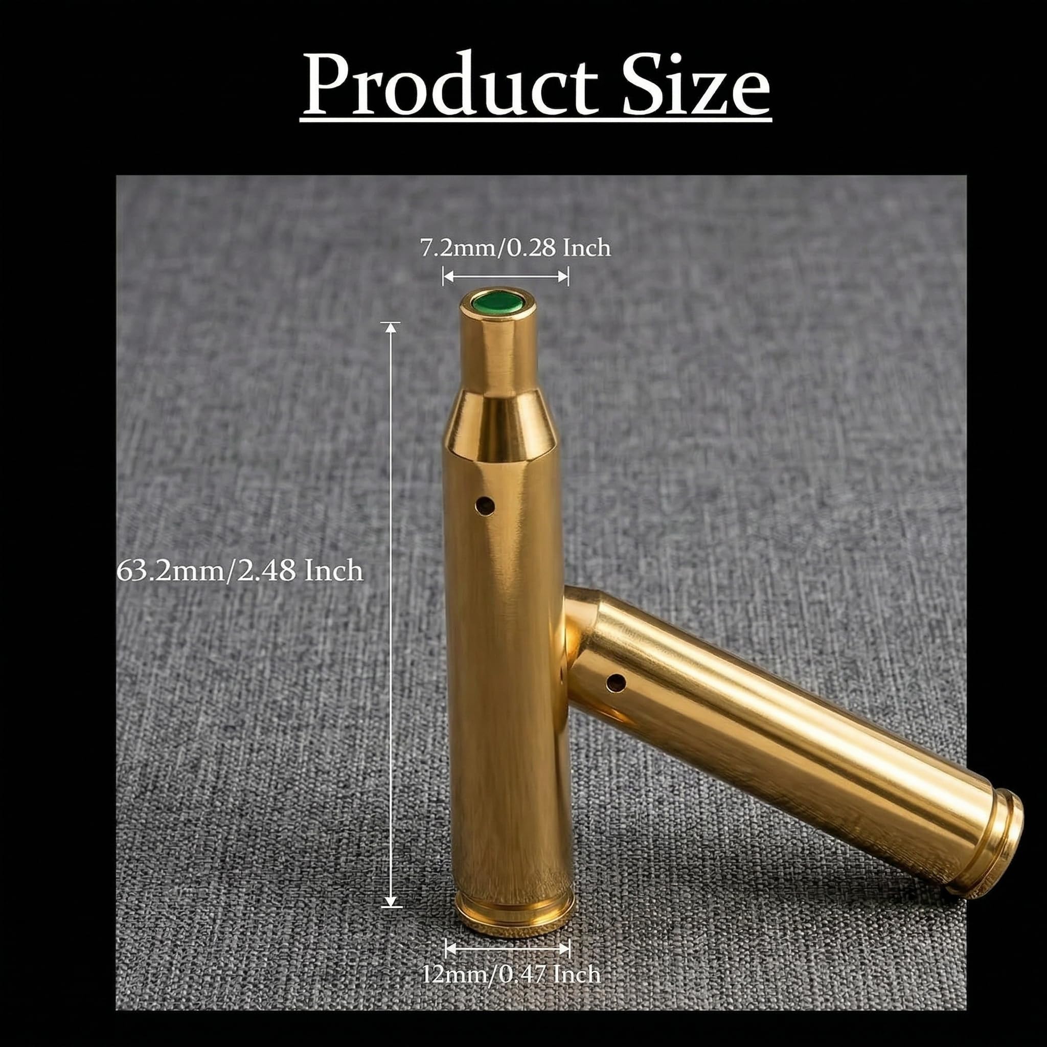 GOTICAL 30-06 25-06 and 270 Cartridge Laser Bore Sighter .270 Red Laser Sight Hunt Boresight Hunting Bore Sight