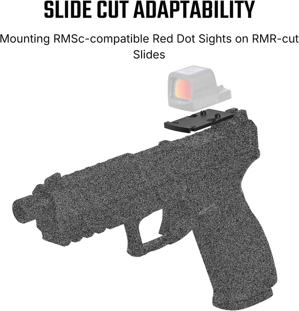 OSIGHT SE 6 MOA Green Dot Micro Sight - Includes RMR to RMSc Adapter Plate for RMR Slide Cut