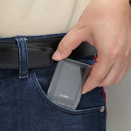 Besudo Protective Case Set for Bosch Kiox 300 Display and Display Holder - Screen Protector for Bosch Kiox 300 and Protective Cover for Smartphone Grip (BSP3200) Display Holder -LA036-K-Set