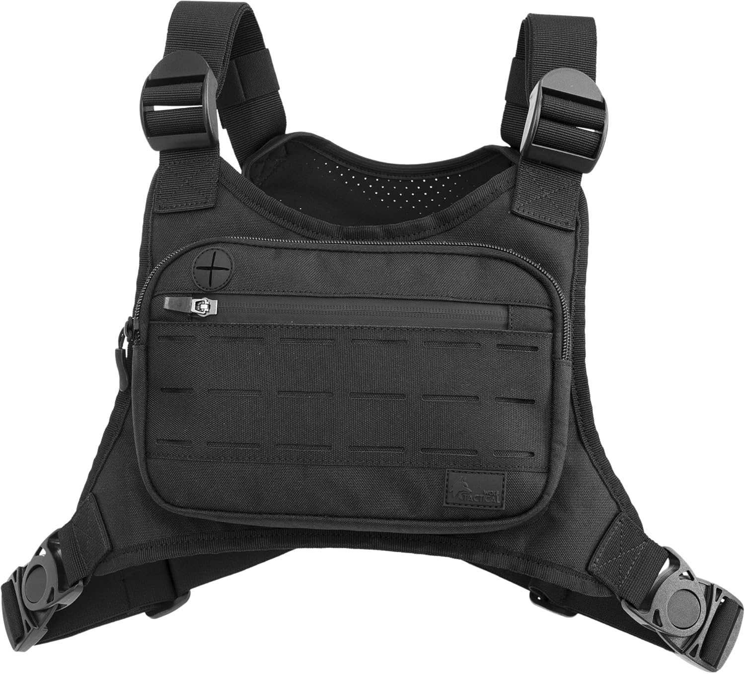 WOLF TACTICAL Chest Pack - Versatile Running Vest with Holster Design | Lightweight & Durable