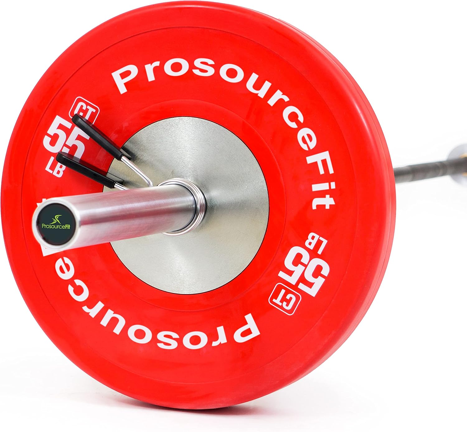 ProsourceFit Olympic Barbell Spring Clip Collars - Easy-Grip Handles for Weightlifting | 2-Inch Pair