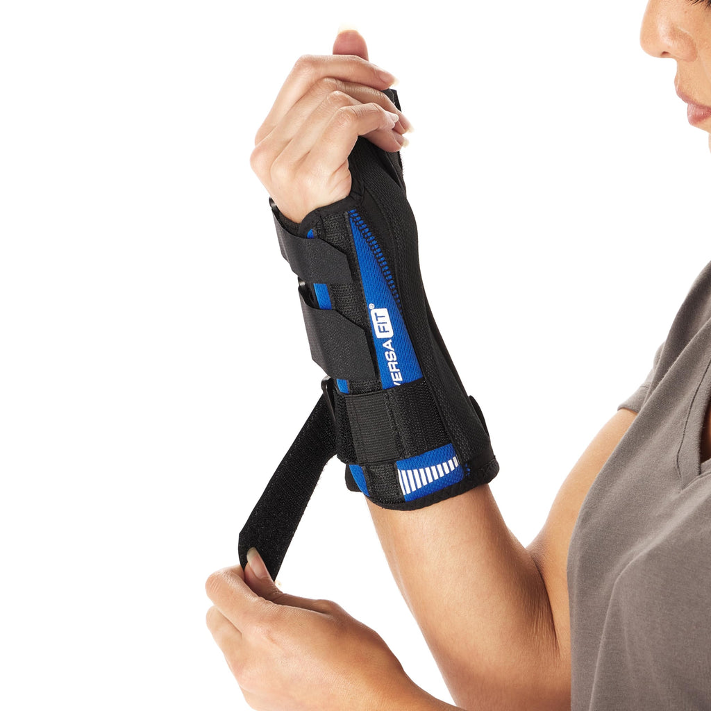 Ovation Medical Versa-Fit Thumb Splint - Premium Custom Fit Thumb Spica Splint and Wrist Support Brace - Comfortable, Structured Tendonitis Relief, Thumb Brace for Post Cast Support (Right, Standard)