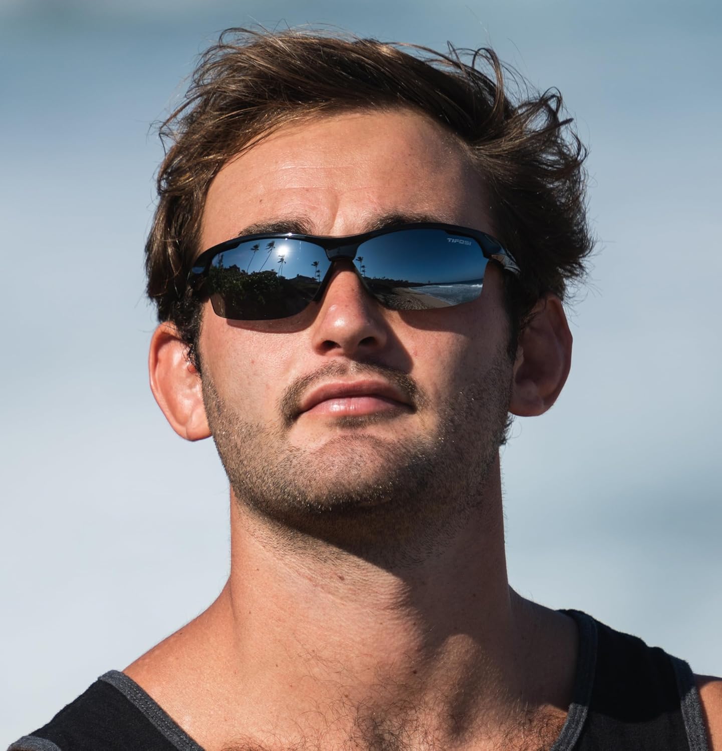 Tifosi Intense Sport Sunglasses Men & Women - Ideal For Golf, Pickleball, Running & Tennis. Vented Lenses Prevent Fogging