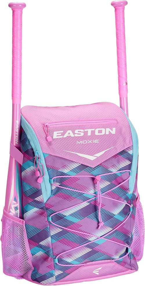 Easton MOXIE Backpack Equipment Bag - Versatile Baseball/Softball Gear for T-Ball & Travel - Multiple Styles Available
