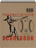 Perfect Strike Softball Scorebook - Heavy Duty with Rules & Scoring Instructions | Youth & Adult Use