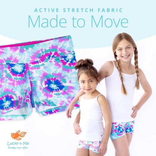 Layla Girls Dance Shorts - Comfortable Gymnastics & Dancewear for Active Kids