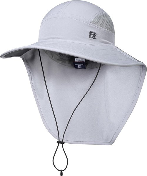 GADIEMKENSD Foldable Sun Hat - UPF 50+ Wide Brim Fishing Hat for Men & Women | Quick Dry & Breathable