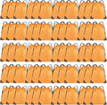 Grneric Drawstring Backpack - 60 Pieces Cinch Sackpack for Gym, Parties & Trips | Orange