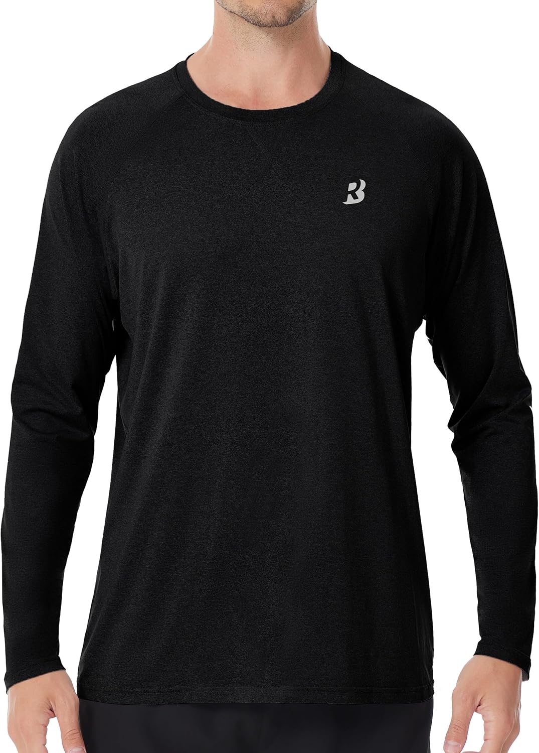 Roadbox UPF 50+ Sun Shirts for Men - UV Protection Long Sleeve Swim Shirt | Quick Dry Rash Guard for Fishing & Hiking