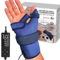 CHEROO Hand Heating Pad for Arthritis and Tendonitis, Heated Wrist Wrap Thumb Brace for Carpal Tunnel Relief with 3 Heat & 5 Timer Settings for Left & Right Hand (L/XL)