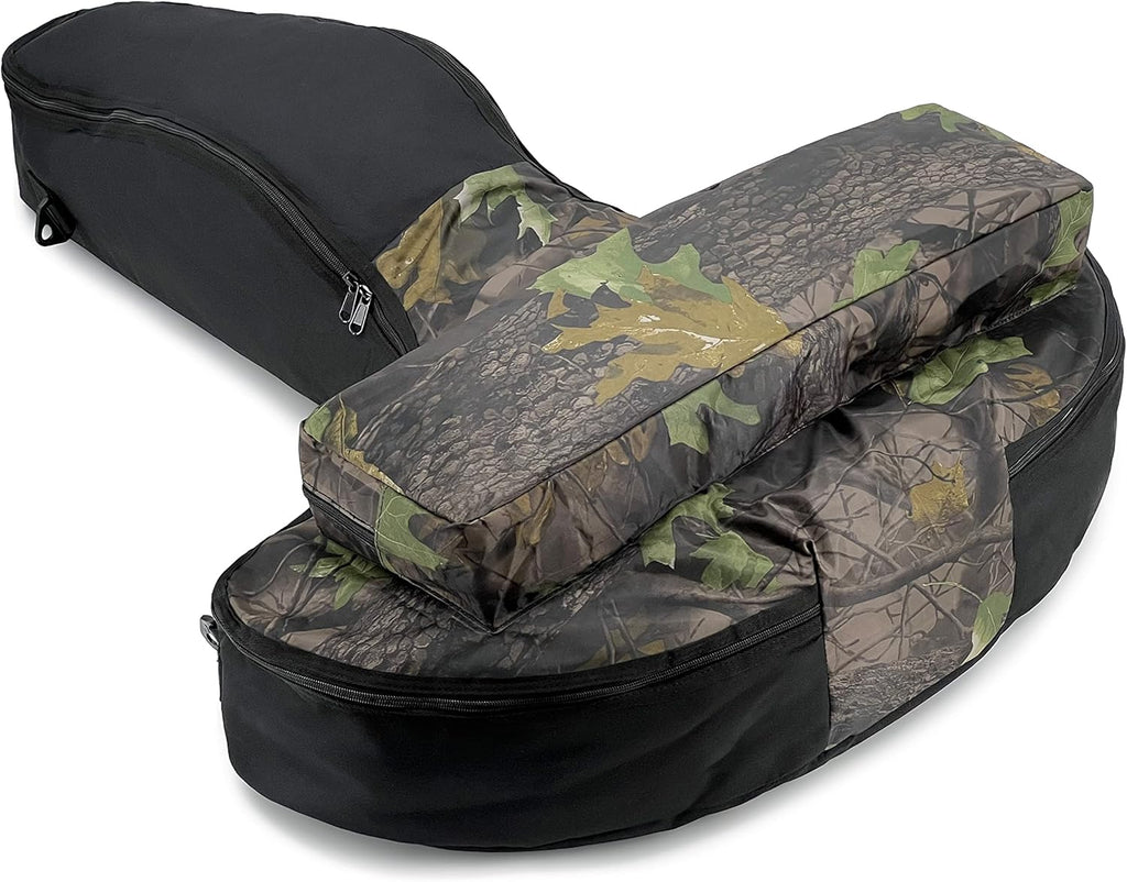 Silfrae Soft Crossbow Case - Padded Protection for Crossbows with Scopes | Tree Camo Design