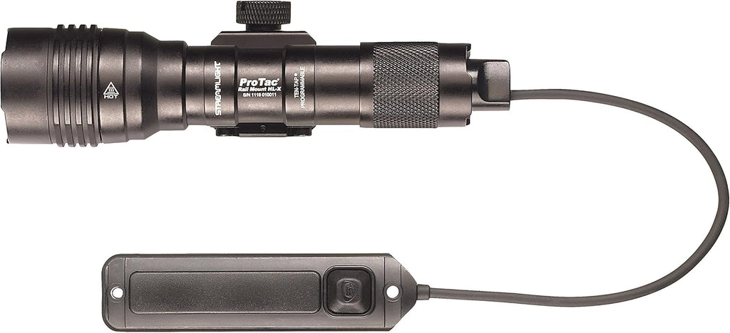 Streamlight 88066 ProTac Rail Mount HL-X Tactical LED Flashlight - 1000 Lumen, Ten-TAP Programmable, Black