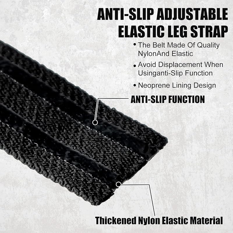 Leg Strap & Modular Drop Swivel for Thigh Holster - Quick-Release Belt Attachment