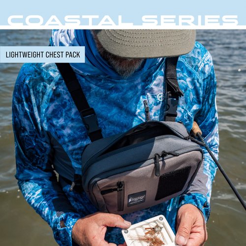 FROGG TOGGS Catchall Chest Pack, Fly Fishing Anglers Pack, Solid Elements, OS