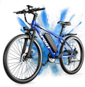 Misodo Electric Bike | 1500W Peak Mountain Ebike with 25 MPH Speed & 65 Miles Range - 26" Removable Battery