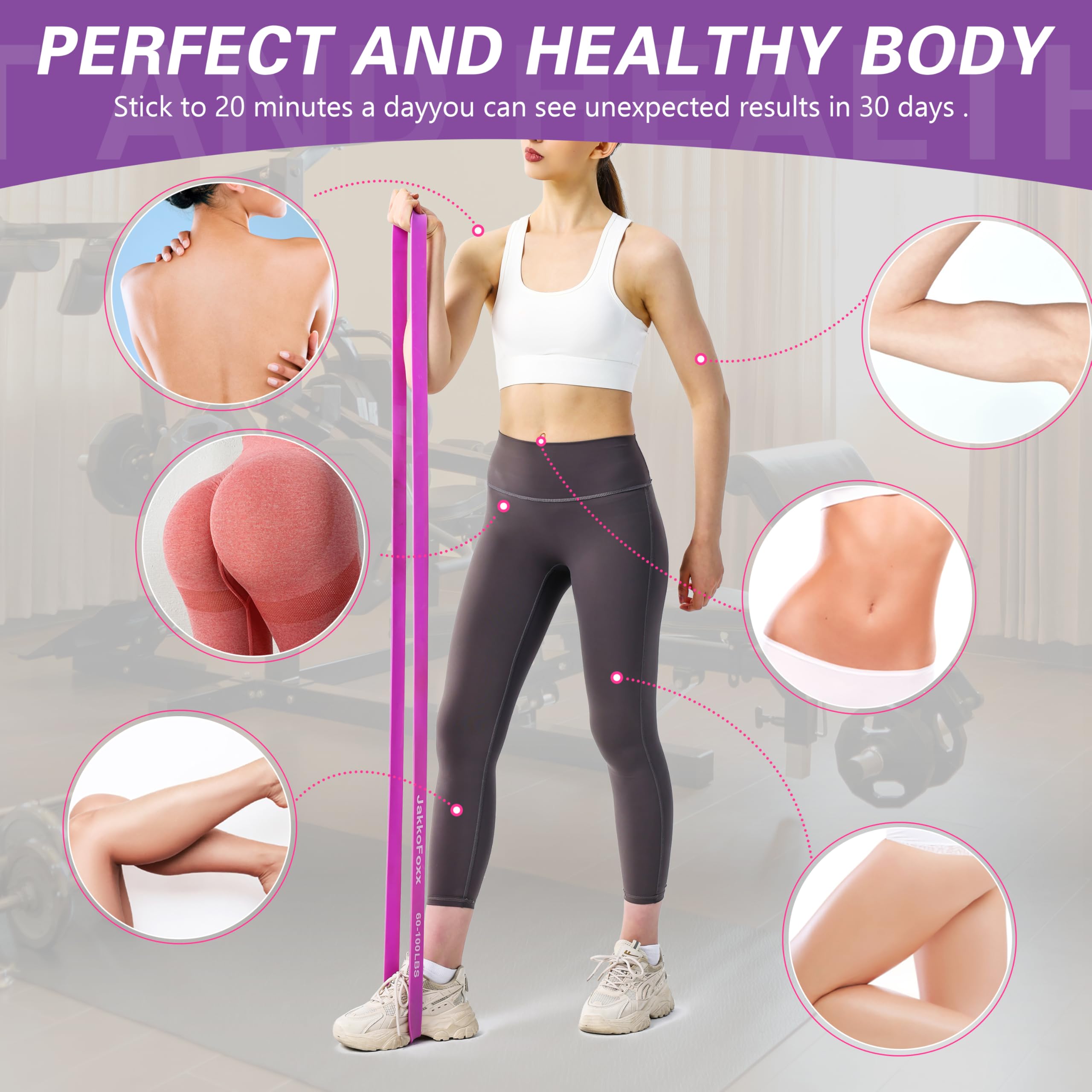Pull Up Bands,Resistance Band,Stretching Assist Band, Portable Exercise, Muscle Training, Physical Therapy, Exercise Workout Bands for Working Out