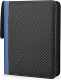 Skiennix 9-Pocket Trading Card Binder - Durable PU Organizer for Sports Cards, MTG & TCG (Blue)