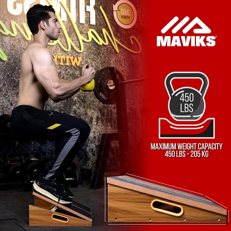 Calf Stretcher Slant Board with 5 Angles - Adjustable Recovery & Therapy Wedge (Variation: Full-Coverage)