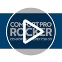 GCI Outdoor Comfort Pro Rocker Camping Chair - Indigo Blue, Foldable & Portable